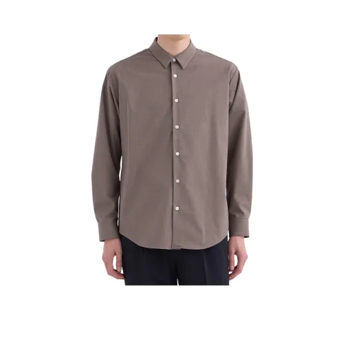 UNITED TOKYO SS25 Рубашка Мужская Серый Бежевый