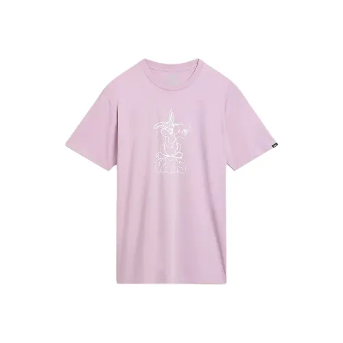 Vans CRAZY EDDY Рукав с спущенным плечом T-рубашка Мужская Lilac