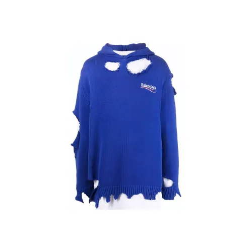 BALENCIAGA Синий Унисекс Свитеры