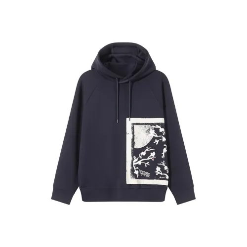 EMPORIO ARMANI FW24 Свитшот Мужской Морской Синий