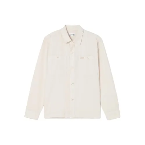 LACOSTE Светлый хаки Мужские рубашки