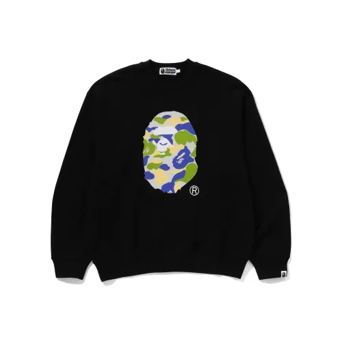 A BATHING APE Черный Унисекс Свитшоты