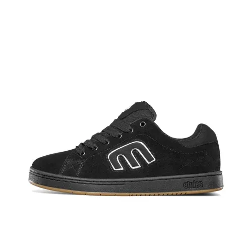 ETNIES Slip-resistant Abrasion-resistant Low-top Skateboard Shoes Unisex Black ЭТНИЕС Противоскользящие Устойчивые к истиранию Низкие Кеды для скейтбординга Унисекс Черные
