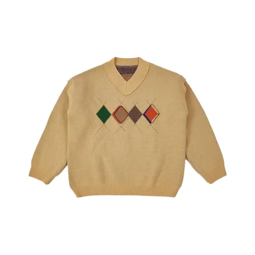 ADER ERROR Сливочный Унисекс Свитеры