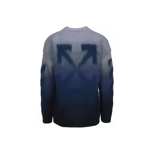 Off Белый FW20 Синий Мужские Свитера