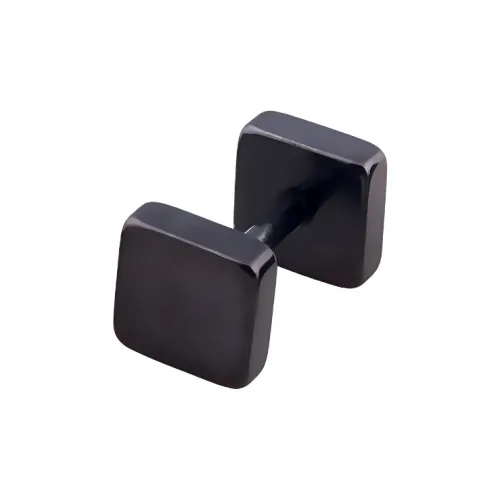 QIANFANGDAHUANGYE Титановые стальные серьги-гвоздики для мужчин