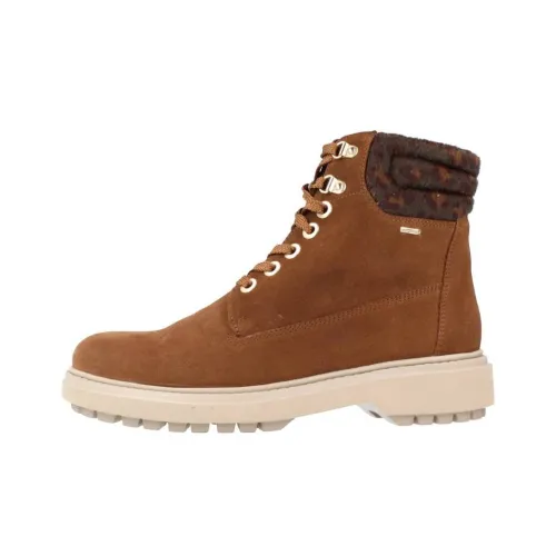 GEOX D ASHEELY NP ABX C Короткий Мартин Ботинок 3,5 см Женский Коричневый