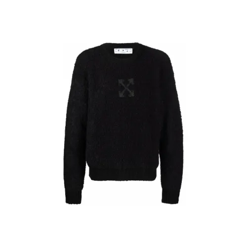 Off Белый FW21 Черный Мужские Свитера