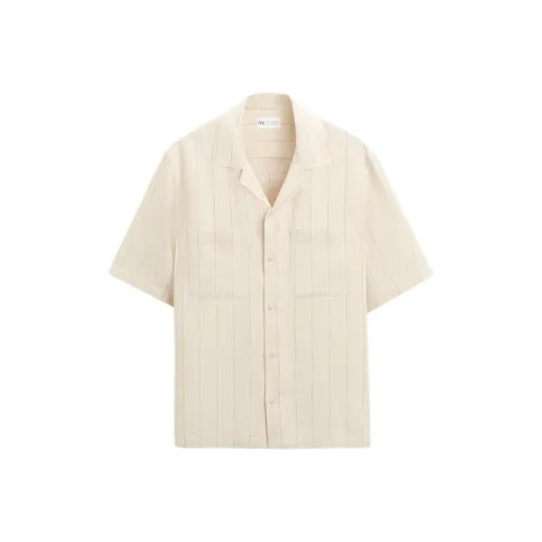 ZARA Белые Мужские Рубашки