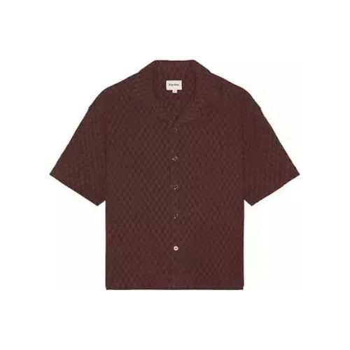 RHYTHM OF JOY Рубашка Мужская Коричневая