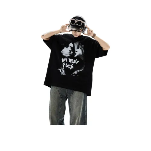 SONGXIER Черная унисекс футболка