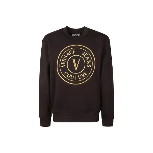 VERSACE JEANS Мужские черные свитшоты