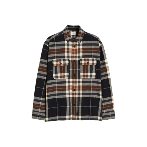 H&M Коричневые Мужские Рубашки