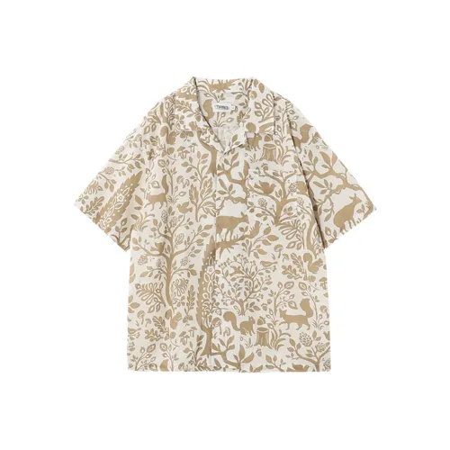 KORAKUBLUE Рубашка Унисекс Лесной Белый