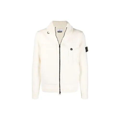 Stone Island Белые Мужские Свитера