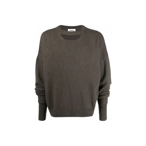 AMBUSH Оливково-зеленые Мужские Свитера