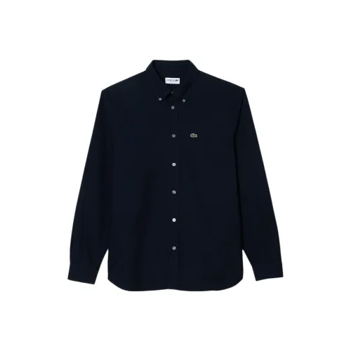 LACOSTE Collaboration Морской Синий Мужские Рубашки
