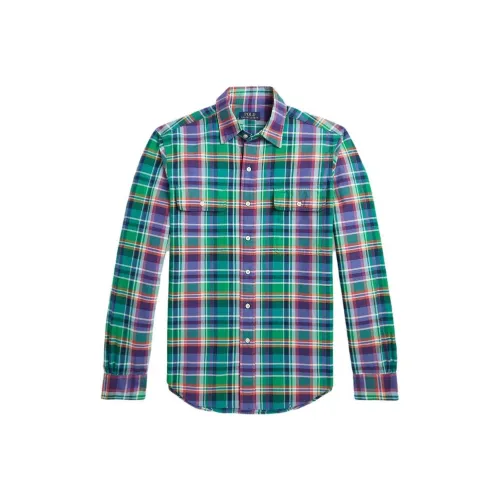 Polo Ralph Lauren FW23 Рубашка Мужская Многоцветная