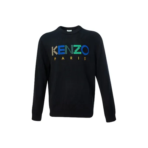 KENZO Мужские черные свитеры