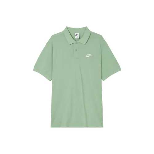 Nike Sportswear Поло Мужское Серый Зеленый
