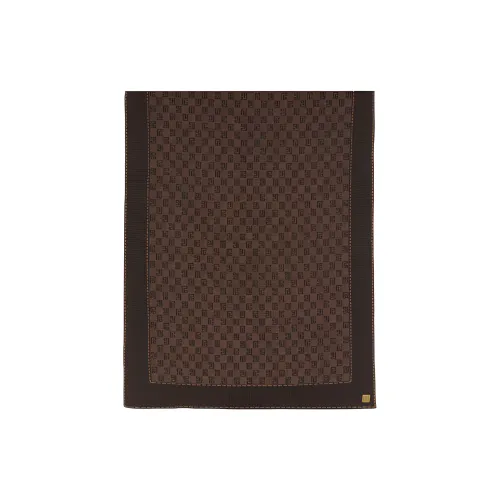 BALMAIN Вязаные шарфы Мужской Коричневый