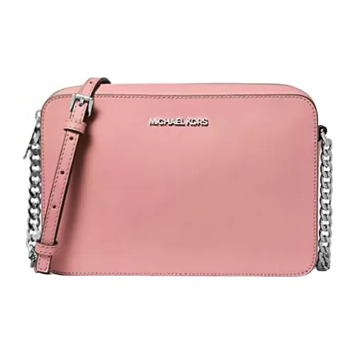 MICHAEL KORS Сумка через плечо из кожи большая женская розовая