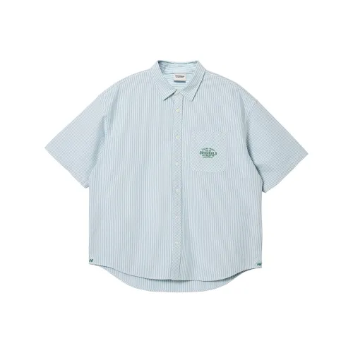 JACK&JONES Чистая вода Синий Мужская Рубашка