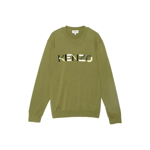 KENZO Зеленые Мужские Свитера