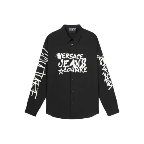 VERSACE JEANS COUTURE Рубашка Мужская Черная