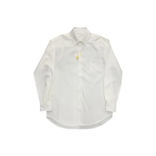 BISHE Белый Мужская Рубашка