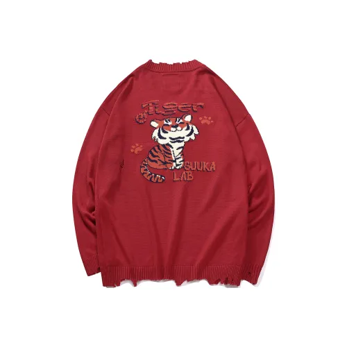 Guuka Красный Унисекс Свитеры