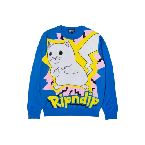 RIPNDIP Синий Унисекс Свитеры