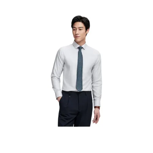 GOLDLION Рубашка Мужская Серая Клетка Цвет