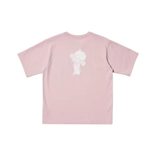 UNIQLO POP MART Collaboration Edition Розовая Унисекс Футболка