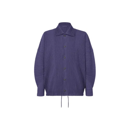 ISSEY MIYAKE Blue Men's Shirts ISSEY MIYAKE Синий Мужские Рубашки