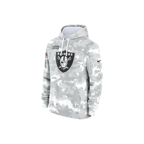 nike ClubNFL Las Vegas Raiders Salute To Service Primary Edge Толстовка Мужская Белая
