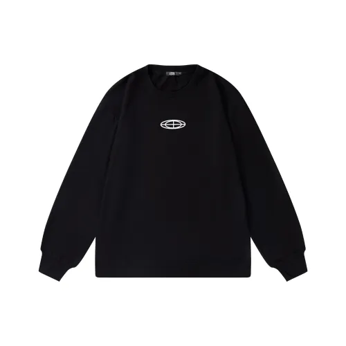 GXXX Осенний Зимний Круглый вырез Пуловер Толстовка Унисекс