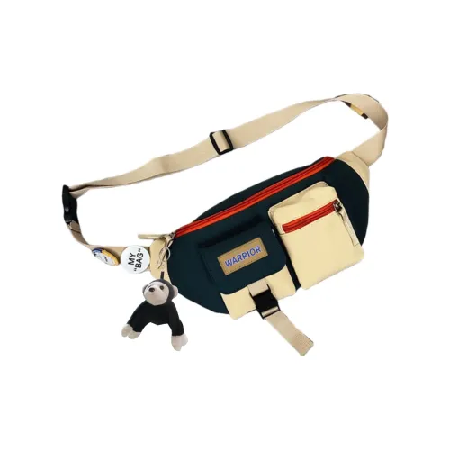 Warrior Нейлон Бананка Стандартная Унисекс Зеленый