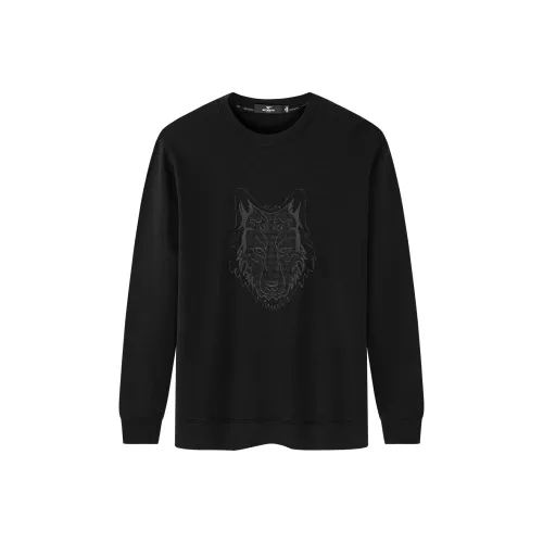 SEPTWOLVES Толстовка Мужской Черный