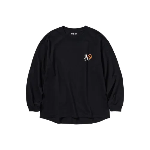 UNIQLO Черный Унисекс Свитшоты