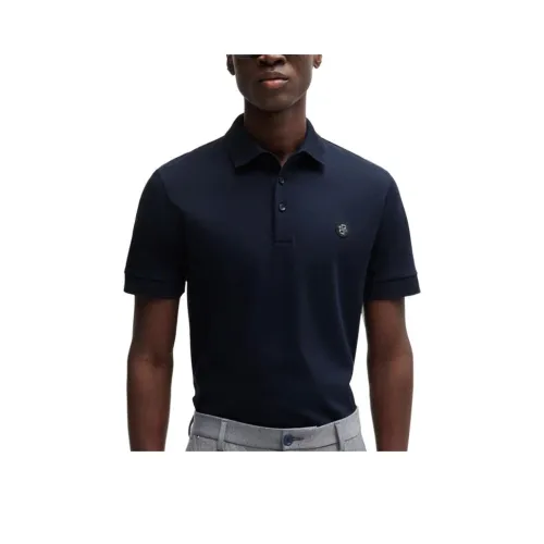 Hugo Boss FW24 Поло Мужское Темно-синий