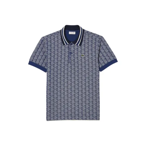 LACOSTE Поло Мужское Морской Синий