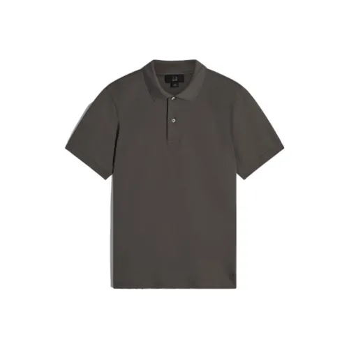 Dunhill SS24 Поло Мужское Средне-Серое