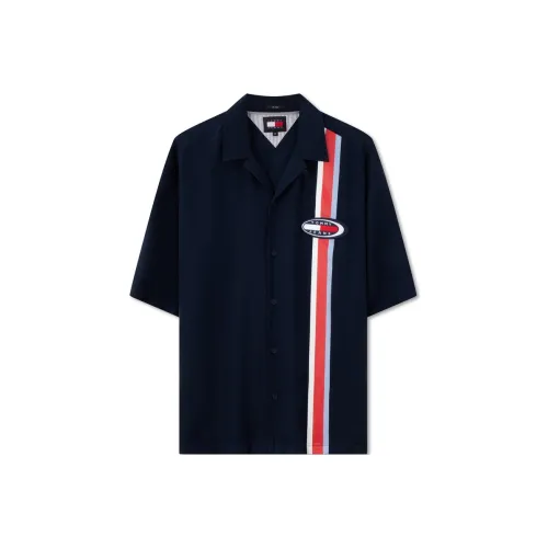 Tommy Hilfiger Темно-синие рубашки C1G для мужчин