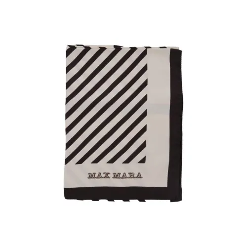 MaxMara Шелковые Шарфы Женские Коричневый