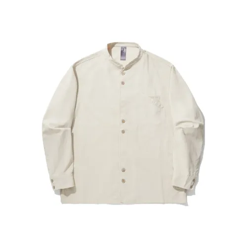 LINING x CHENGLONG LIANMINGKUAN Рубашка Мужская Овсяный Серый