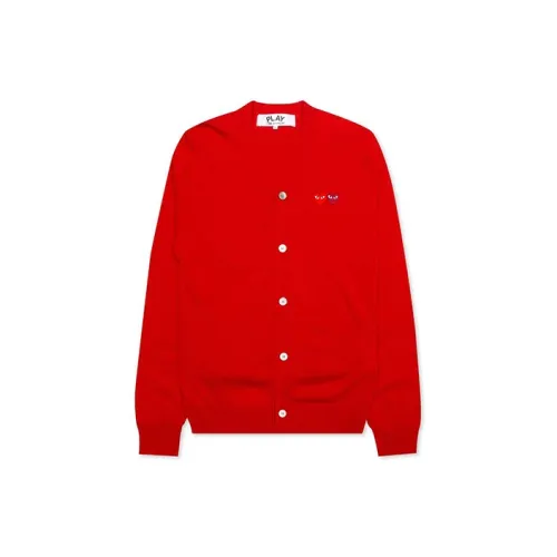 CDG Play Red Men's Sweaters CDG Play Красный Мужские Свитера