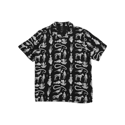 OBEY Мужские черные рубашки