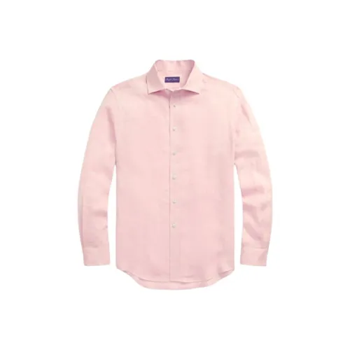 Ralph Lauren Purple Label FW24 Рубашка Мужская Розовая