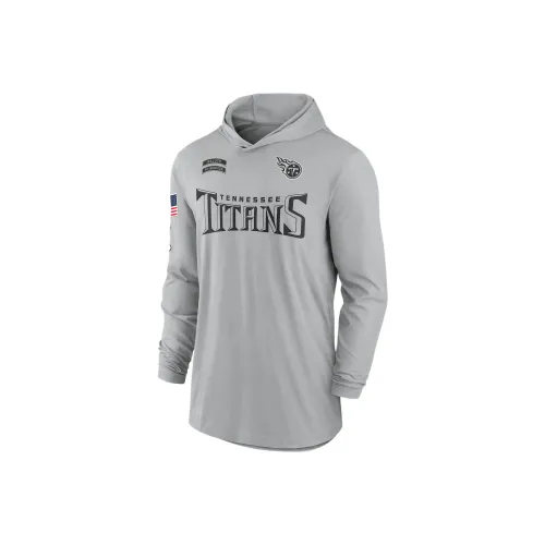 nike Dri FitNFL Tennessee Titans Salute To Service Edge Талисман LOCKUP Толстовка Мужской Серый